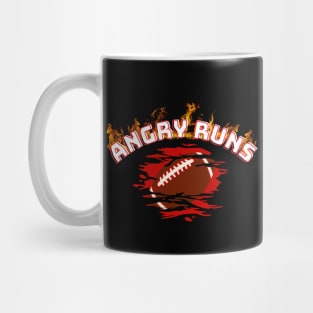 Angry runs on fire Mug